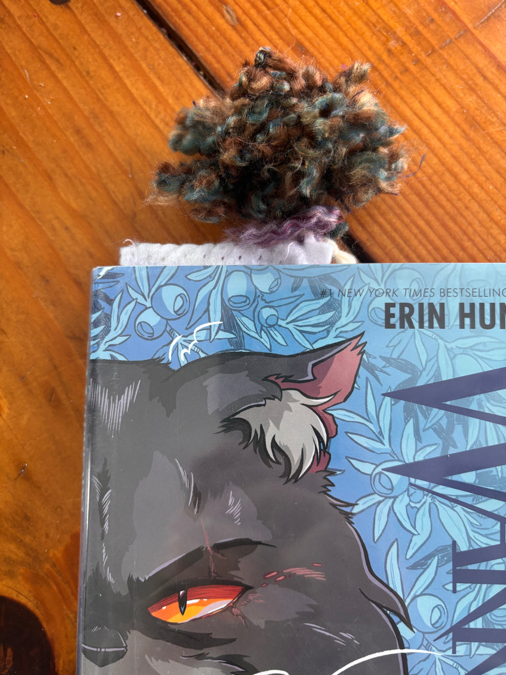 White Pom Pom Bookmark